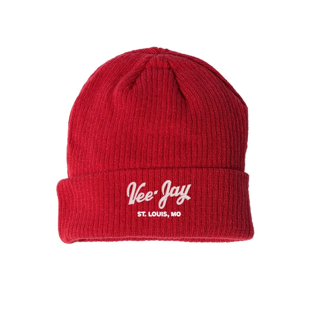 Embroidered Champion Beanie — Custom Screen Printing Embroidered Champion Beanie — Custom Screen Printing